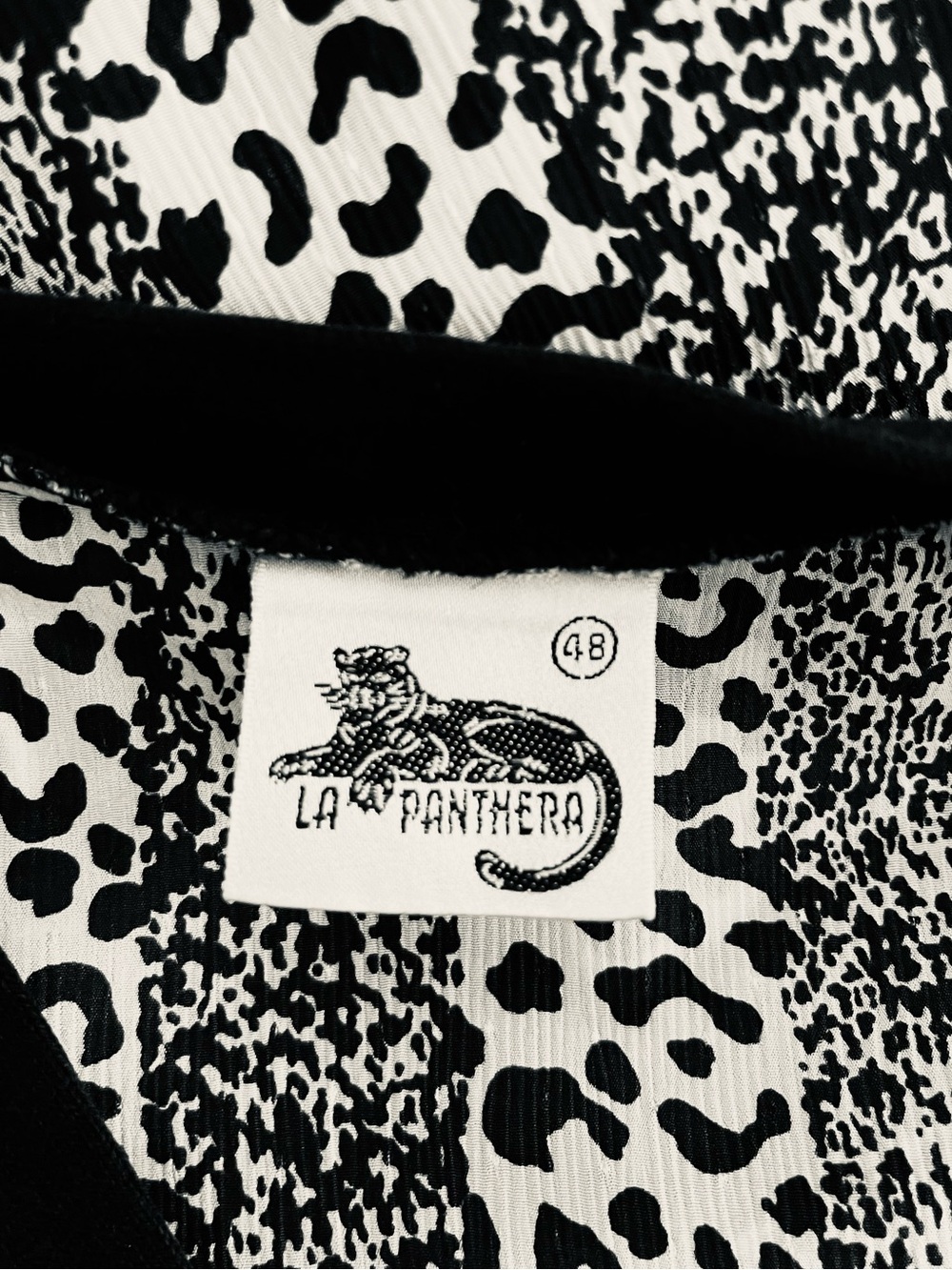 LA PANTHERA Leopard Print Cardigan Jacket - Picture 5 of 12